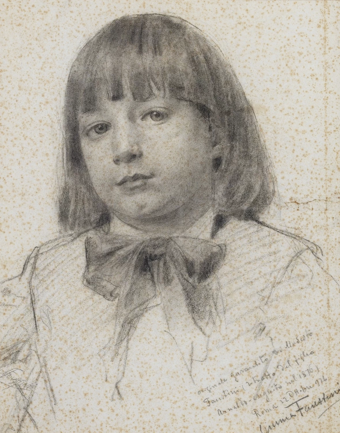  38-Modesto Faustini - Ritratto del figlio Arnaldo 